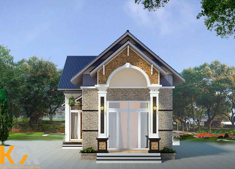 Mẫu nhà 40m2 1 phòng ngủ phù hợp với vợ chồng trẻ