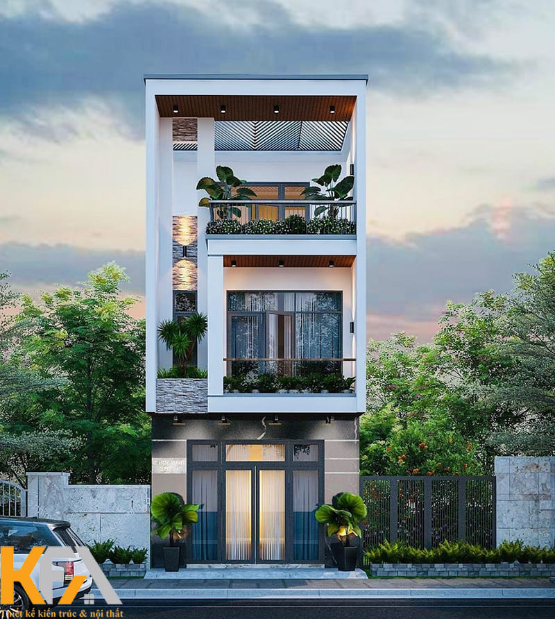 Mẫu nhà ống mặt tiền 5m hiện đại đẹp hớp hồn