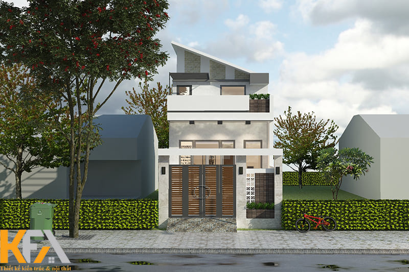 Nhà cấp 4 có gác lửng 1-2 phòng ngủ phù hợp với gia đình ít thành viên