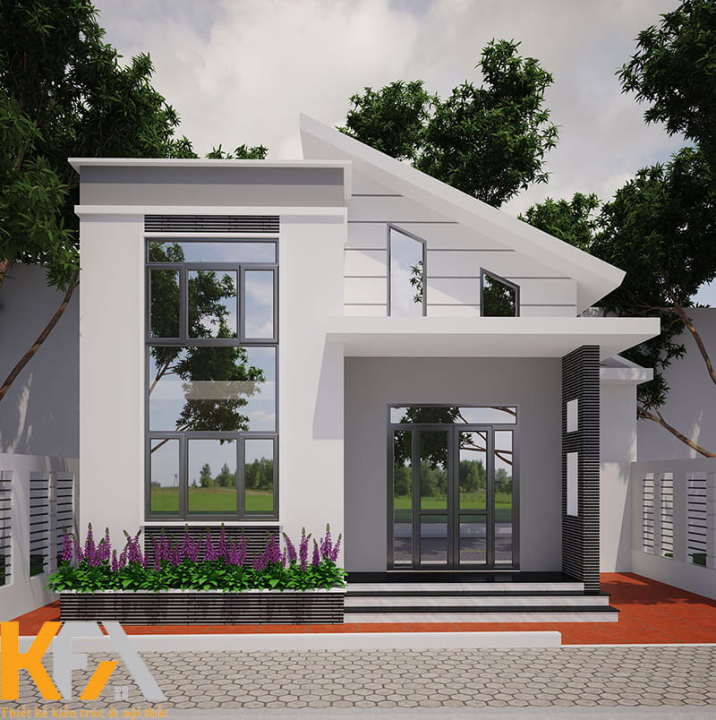 Nếu quỹ đất hẹp, bẹn nên lựa chọn kiểu thiết kế đơn giản