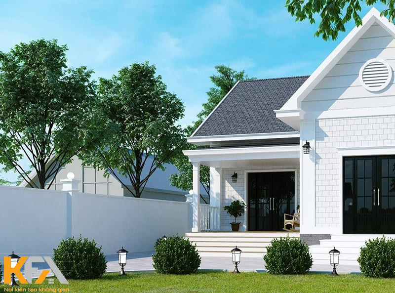 Mẫu nhà cấp 4 kiểu dáng chữ L giá 300 triệu
