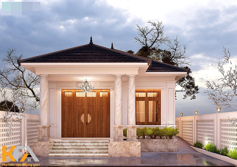 hiết kế hình chữ L sẽ giúp gia chủ dễ dàng phân chia phòng ốc rõ ràng và tối ưu không gian tốt