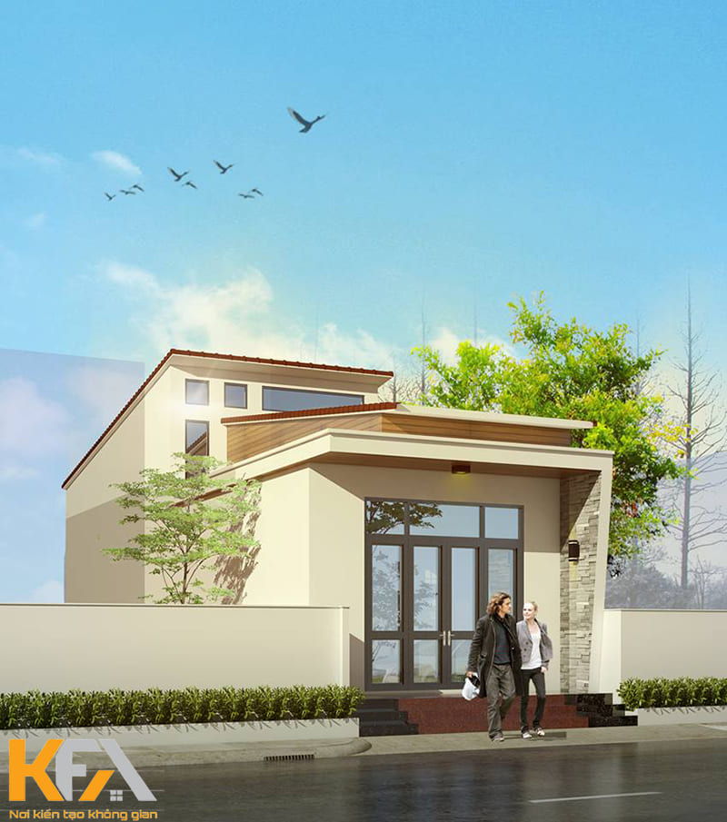 Mẫu nhà cấp 4 mặt phố giá rẻ 300 triệu