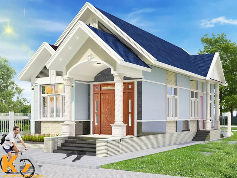 Bạn nên lựa chọn những mẫu nhà đơn giản để có thể đảm bảo phù hợp với ngân sách 300 triệu