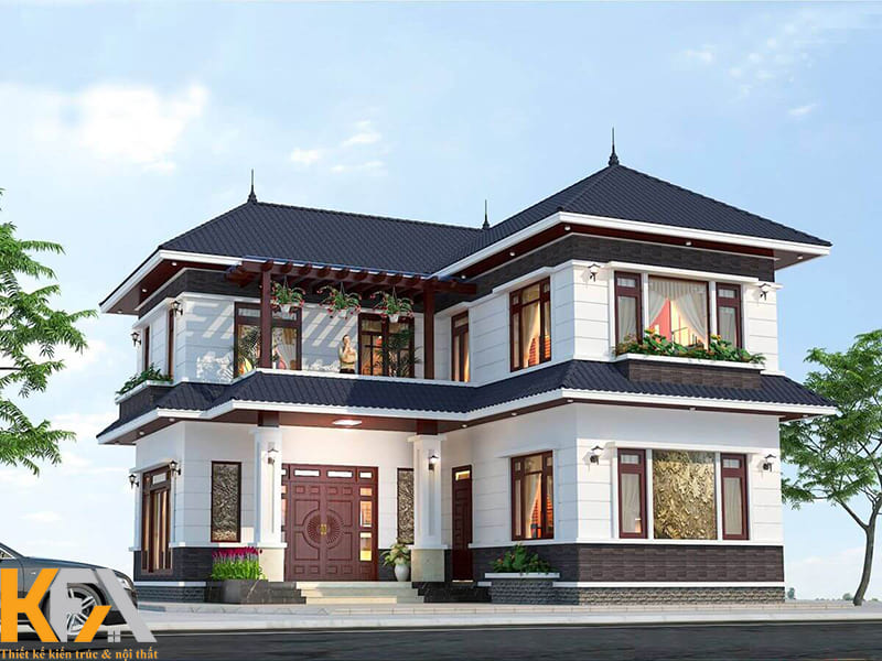 Với diện tích khá lớn khoảng 100m2, gia đình bạn có thể thoải mái bố trí không gian