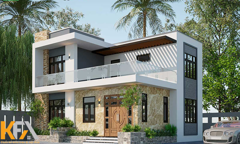Với diện tích 50m2, bạn nên lựa chọn phong cách hiện đại với thiế kế đơn giản