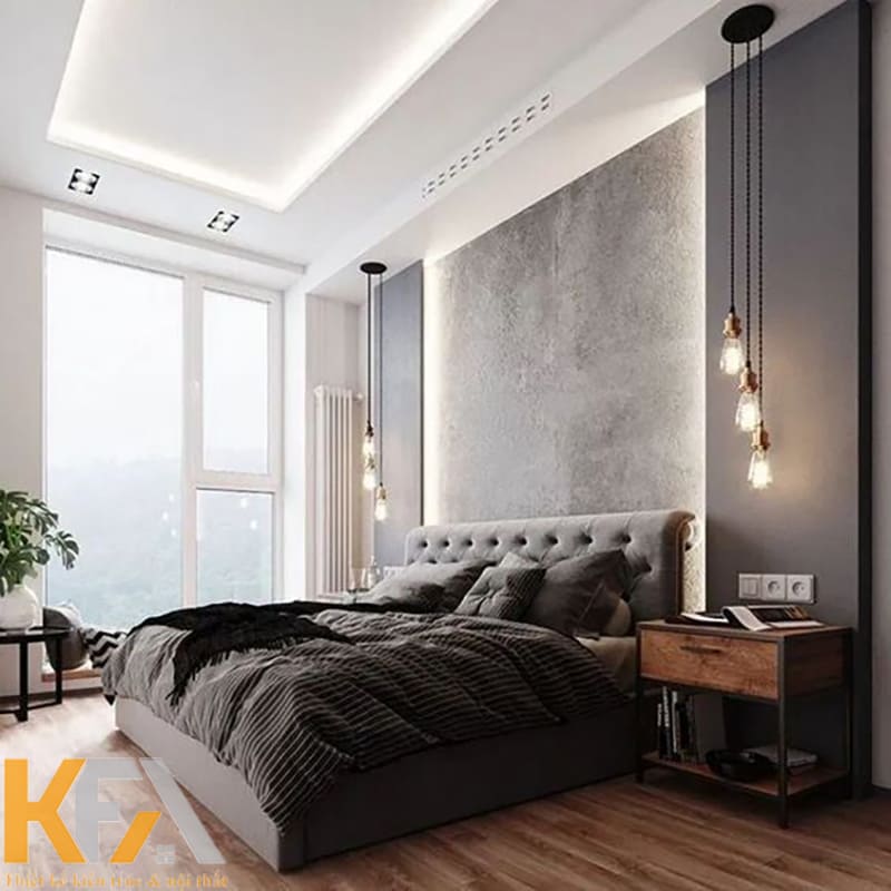 Khi chiêm ngưỡng mẫu phòng ngủ master dưới đây, có thể cảm nhận ngay được một không gian vô cùng ấm cúng