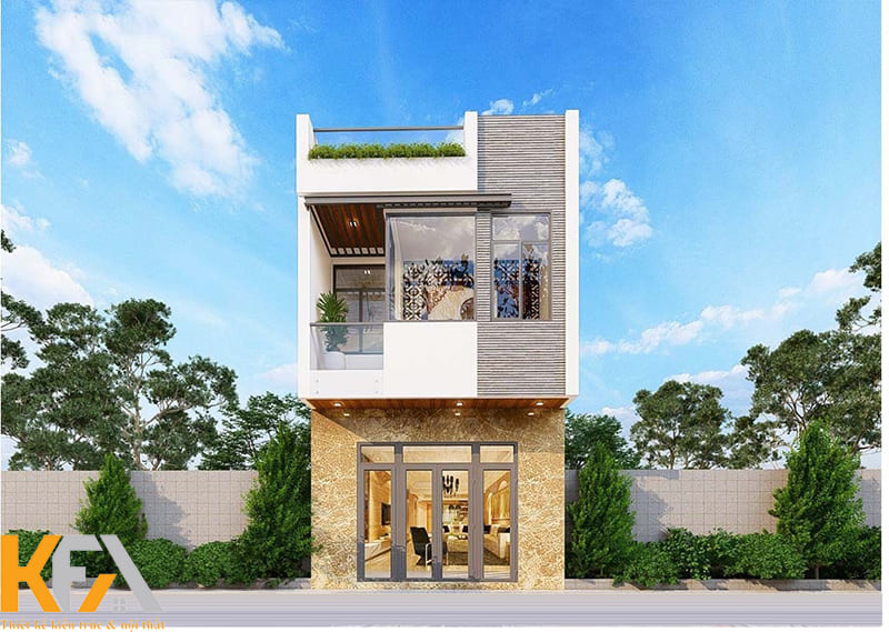 Không gian cây xanh trên sân thượng cũng là một giải pháp giúp cho ngôi nhà dễ chịu hơn dưới thời tiết gay gắt của những ngày hè oi bức