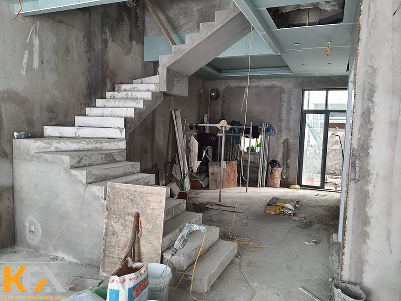 Phần thi công hoàn thiện sẽ được triển khai sau khi hoàn tất thi công phần thô