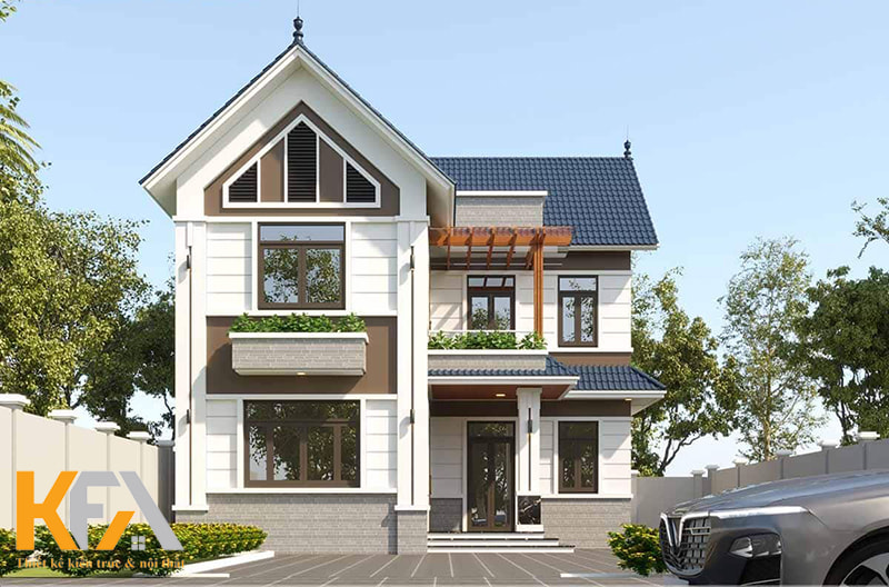 Nhà 2 tầng chữ L được đánh giá cao về mặt công năng