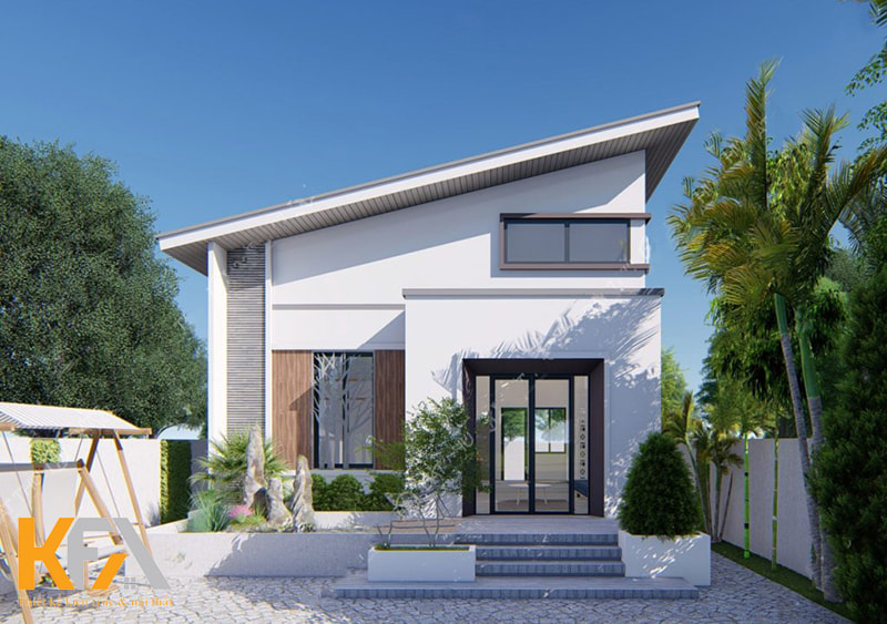 Nhà mái chéo hay còn gọi là nhà mái lệch