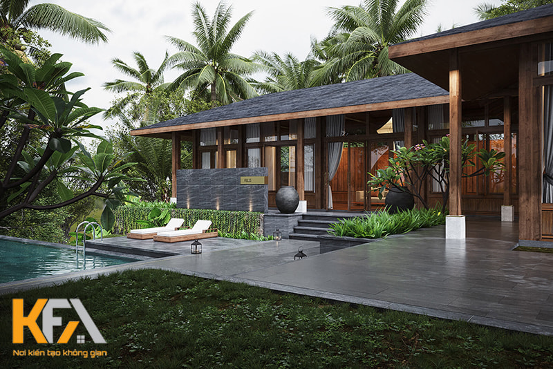 Thiết kế nhà vườn mang đến cho bạn môi trường sống bình yên, trong lành, hòa hợp với thiên nhiên