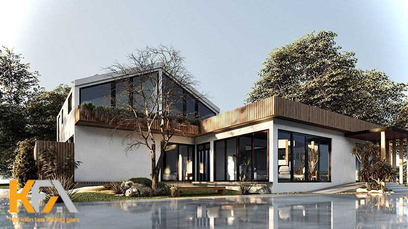 Mẫu thiết kế nhà vườn 1000m2 kết hợp giữa phong cách Nhật Bản và Hiện Đại