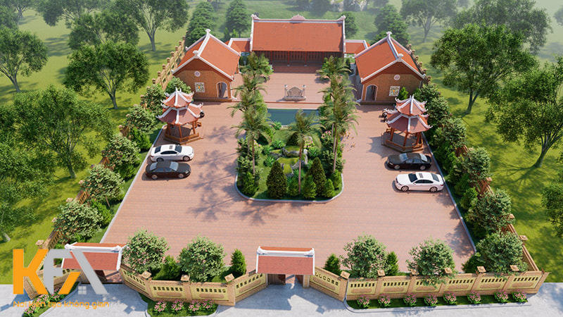 Nhà vườn 1000m2 thường được xây dựng ở các vùng ngoại ô, vùng thưa dân cư