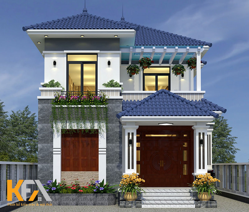 Các mẫu nhà 8x15m không quá gò bó về mặt màu sắc, gia chủ có thể lựa chọn theo sở thích cá nhân