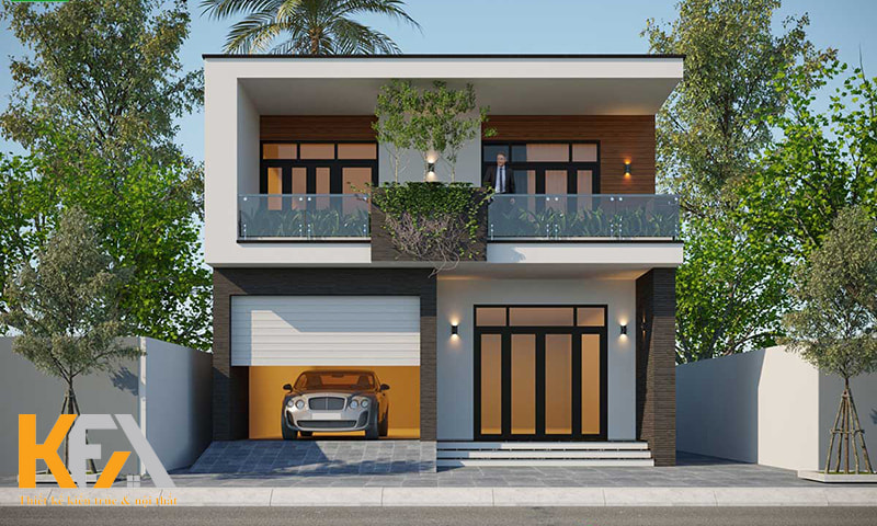 Thiết kế nhà 8x15m có bố cục cân đối khiến ngôi nhà trông hài hòa và thẩm mỹ hơn