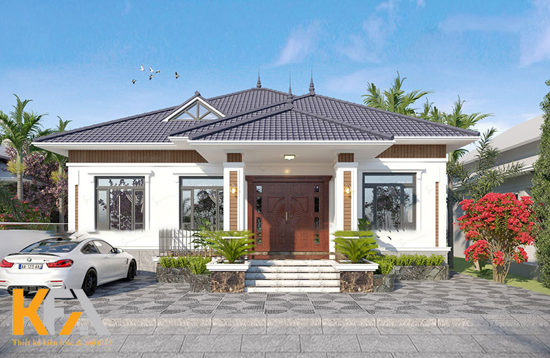 Với khoảng sân vườn rộng thoáng, các thành viên sẽ có thêm không gian để vui chơi, trò chuyện, trồng cây cảnh, hoa lá