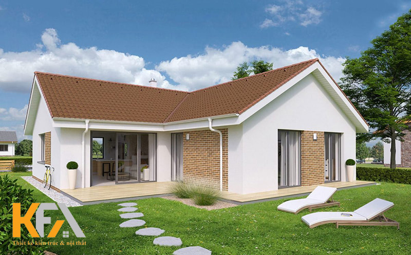 Những ngôi nhà 1 tầng sân vườn hiện nay là lựa chọn số 1 ở các vùng nông thôn hoặc ngoại ô