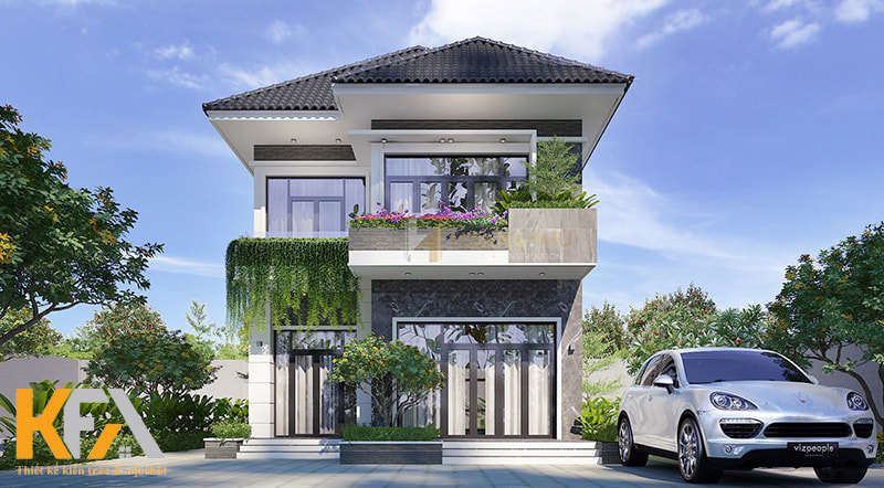 Thiết kế cửa kính hiện đại giúp ngôi nhà thêm thông thoáng