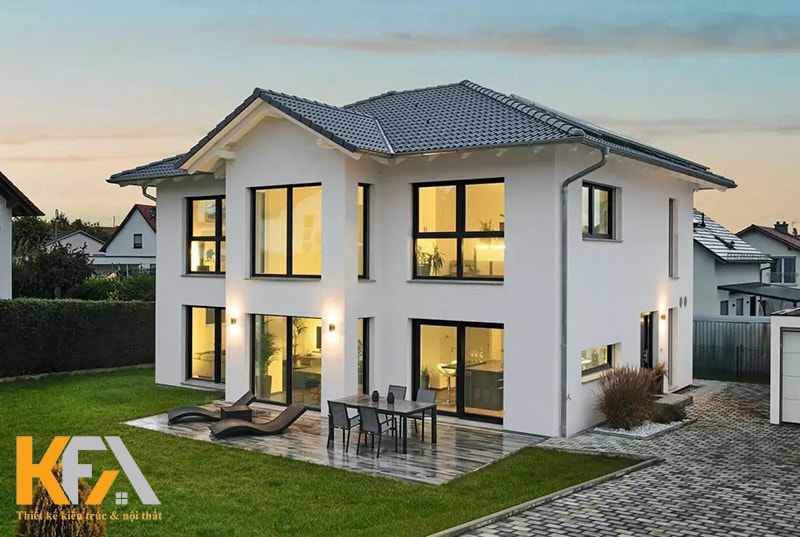 Chú ý hệ thống ánh sáng nội thất khi thiết kế nhà 2 tầng