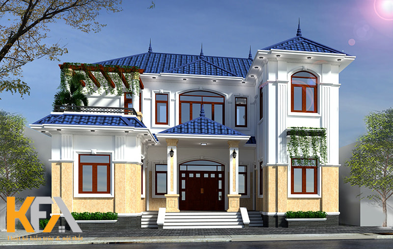 Chú ý các phối kết hợp màu sắc hài hòa để ngôi nhà thêm nổi bật