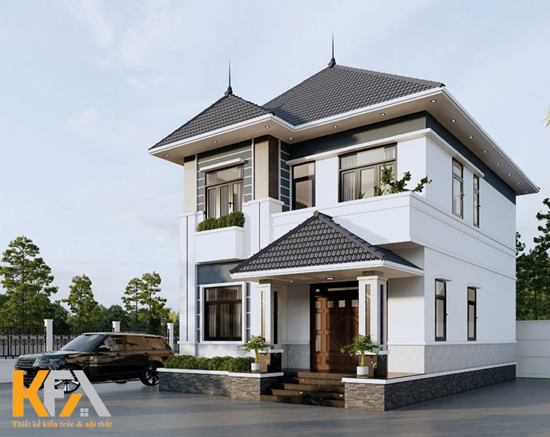 Hệ mái Nhật với độ dốc vừa phải rất phù hợp với khí hậu tại Việt Nam