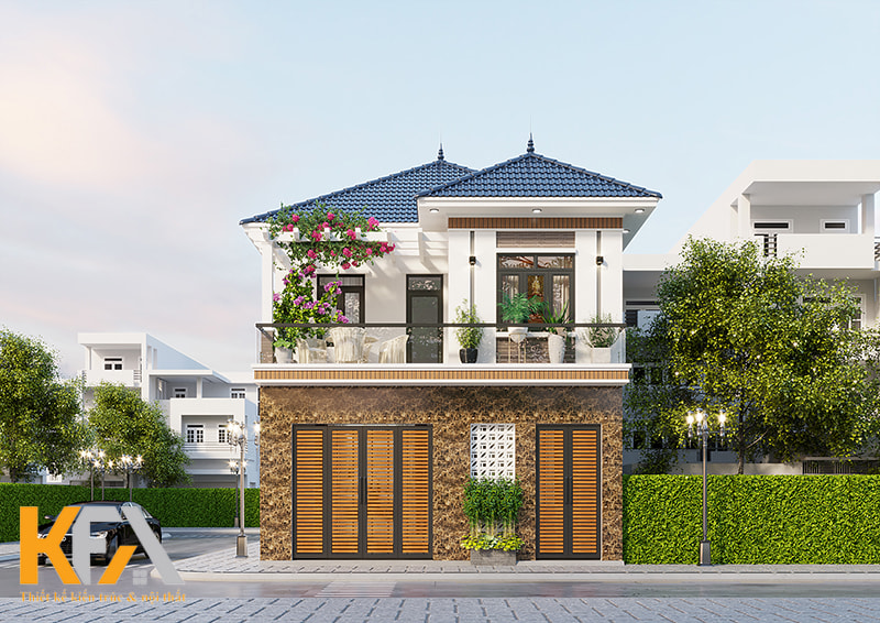 Kiểu dáng đơn giản mang đến cho ngôi nhà cảm giác thông thoáng, hiện đại