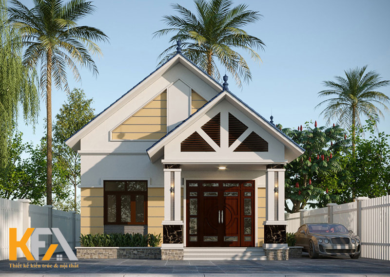 Mẫu thiết kế nhà 1 tầng 4x11m được yêu thích nhất 2023